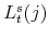  L_{t}^{s}(j)