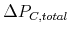  \Delta P_{C,total}