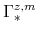  \Gamma^{z,m}_{\ast}