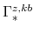  \Gamma^{z,kb}_{\ast}