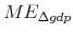  ME_{\Delta gdp}