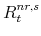  R^{nr,s}_{t}