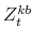  Z^{kb}_{t}
