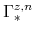  \Gamma^{z,n}_{\ast}