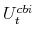  U^{cbi}_{t}