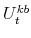  U^{kb}_{t}