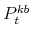  P_{t}^{kb}