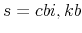  % s=cbi,kb