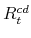  R_{t}^{cd}