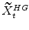  \widetilde{X}^{HG}_{t}