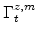  \Gamma^{z,m}_{t}