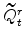 \widetilde{Q}^{r}_{t}