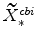  \widetilde{X}_{\ast }^{cbi}