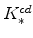  K_{\ast }^{cd}