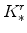  K_{\ast }^{r}