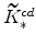  \widetilde{K}^{cd}_{\ast}