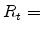  R_{t}=