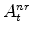  A^{nr}_{t}
