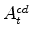  A^{cd}_{t}