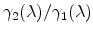  \gamma _{2}(\lambda)/\gamma_{1}(\lambda)