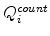  Q_{i}^{count}