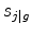 \displaystyle s_{j\vert g}