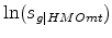 \ln(s_{g\vert HMOmt})