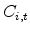  C_{i,t}