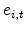  e_{i,t}