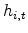  h_{i,t}