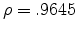  \rho=.9645