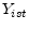  Y_{ist}