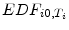 \ensuremath{EDF_{i0,T_i}}