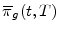  \overline{\pi}_g(t,T)