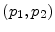  (\ensuremath{p_1},\ensuremath{p_2})