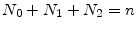  N_0+N_1+N_2=n