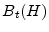  B_t(H)