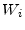  \ensuremath{W_{i}}