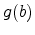  % g(b)