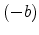  (-b)