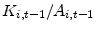  K_{i,t-1}/A_{i,t-1}
