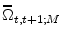  \widehat{\Omega}_{t,t+1;M}