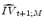  \widehat{IV}_{t+1;M}