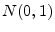  N(0,1)