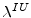  \lambda^{IU}