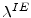  \lambda^{IE}