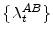  \left\{ \lambda_{t}^{AB}\right\} 