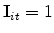  \mathbf{I}_{it}=1
