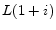  L(1+i)