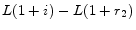  L(1+i)-L(1+r_{2})